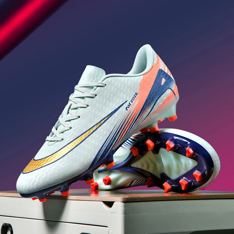 New Low-Top C Luo Children'S Football Shoes Boys Teenagers Students Female Tf Broken Nail Ag Spike Football Shoes - Image 5