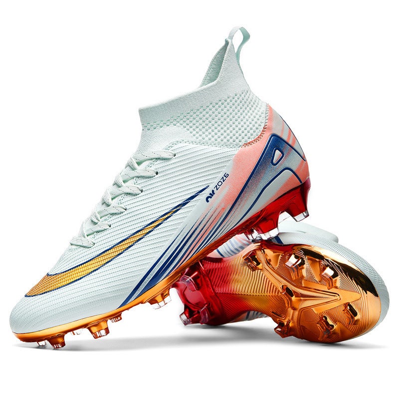 New Low-Top C Luo Children'S Football Shoes Boys Teenagers Students Female Tf Broken Nail Ag Spike Football Shoes - Image 1