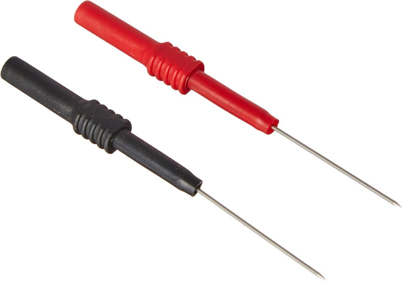 ES Electronic Specialties 142-5 Flexible Silicon Back Probe Pins - Red and Black