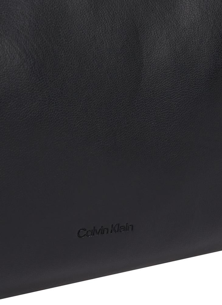 CALVIN KLEIN - MEDIUM CROSSBODY BAG WITH HARDWARE STRAP - Image 1