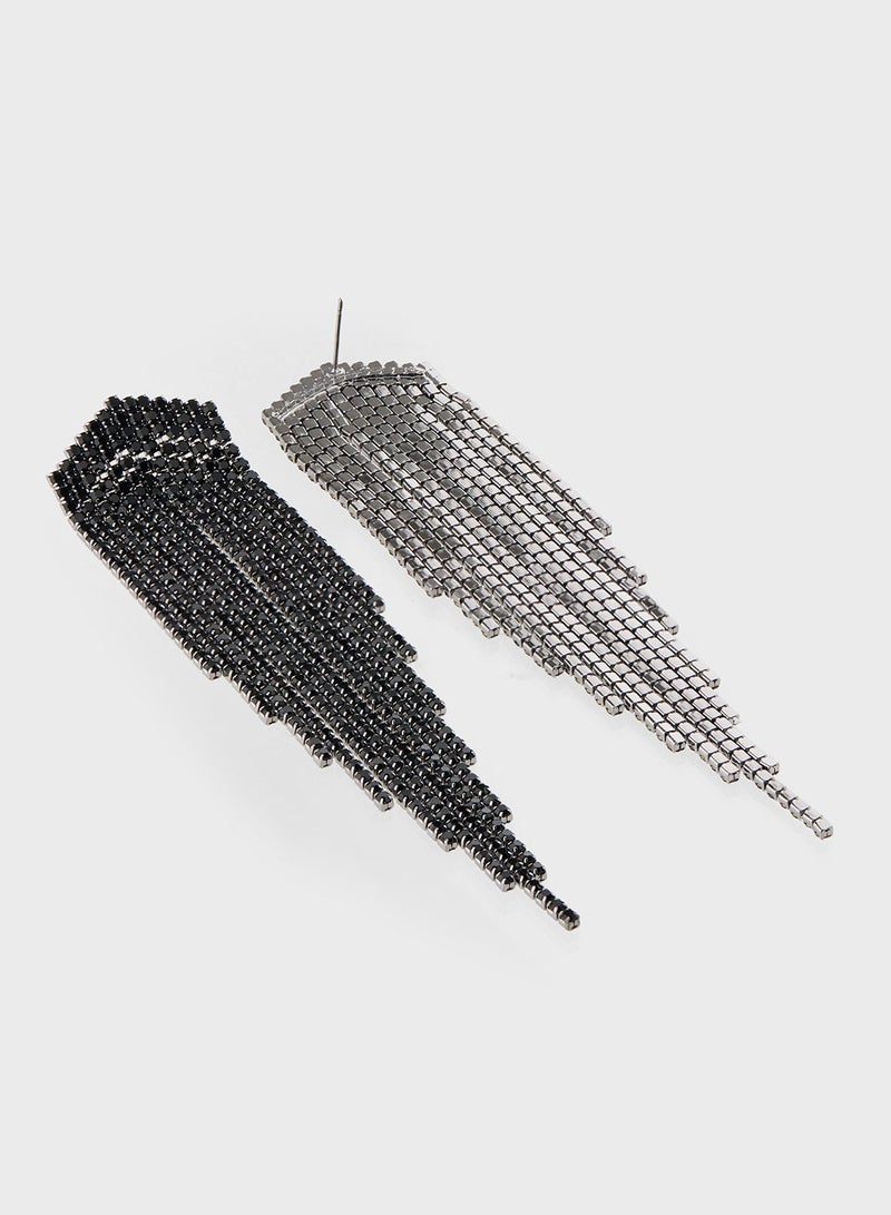 Ella Limited Edition Diamante Drop Earrings - Image 3
