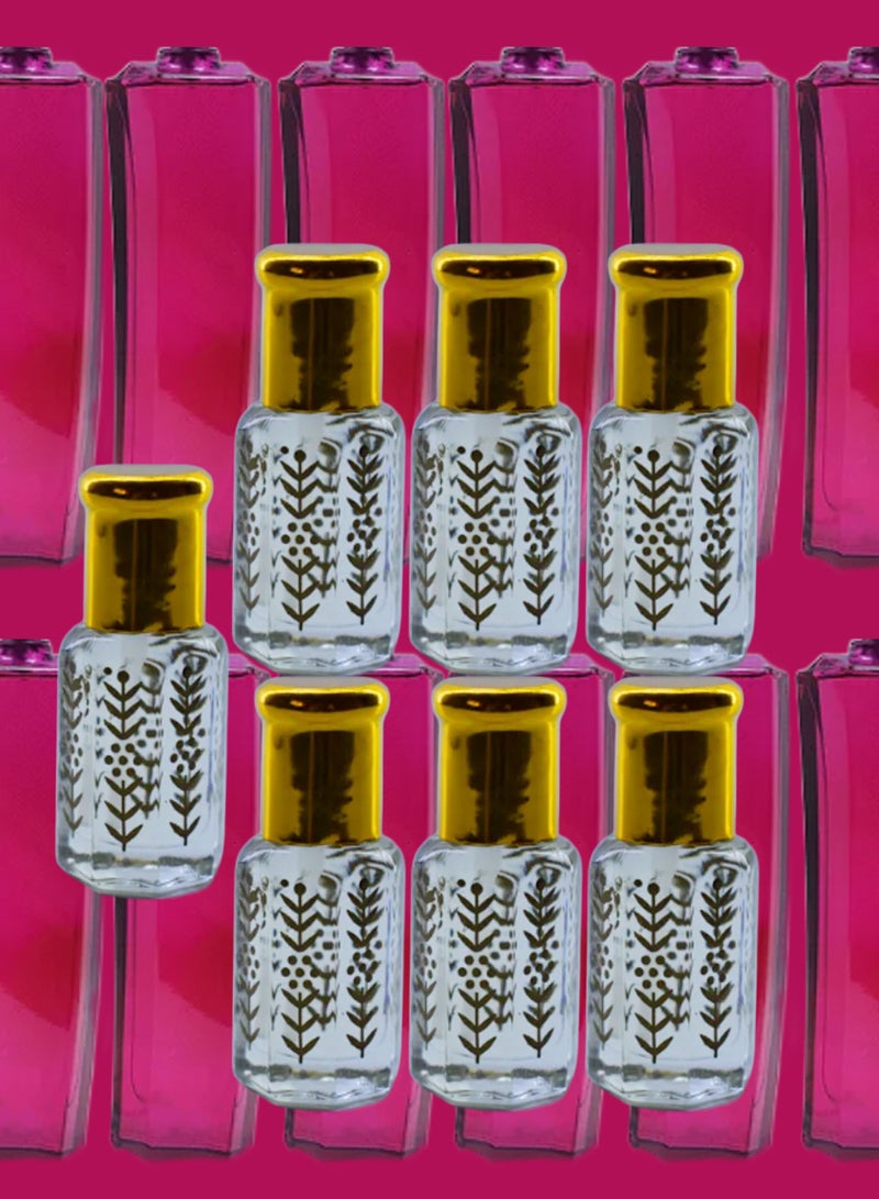 7 قطع زيت عطري اسكادا مغنسيوم نسائي الشفاف الأصلي 6مل