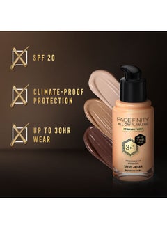 Max Factor Facefinity All Day Flawless Foundation - W44 Warm Ivory  - Image 4