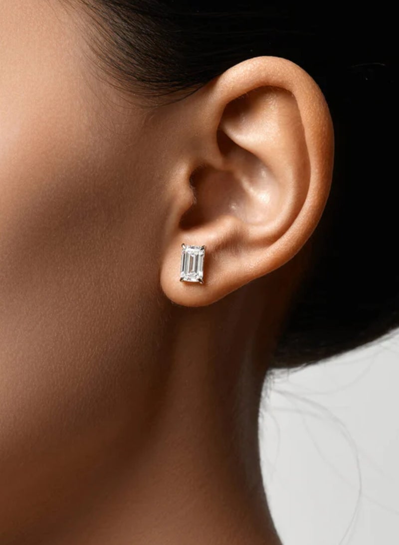 لافين جيوليري Women’s Earrings | Emera 18k Gold Plated Earrings with Cubic Zirconia Stones | Hypoallergenic Jewelry for Women, Tarnish-Free Earrings, Hand-Finished  925 Sterling Silver Earrings - Image 2