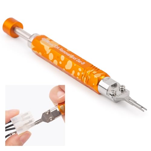 JRready DAP-D173 Mini-Fit Jr Extraction Tool(Equivalent to Molex 11-03-0044) Molex Pin Extractor Terminal Release Tool for Mini-Fit Jr.TM Series Terminals Built-in Plunger ATX Pin Removal Tool - Image 1