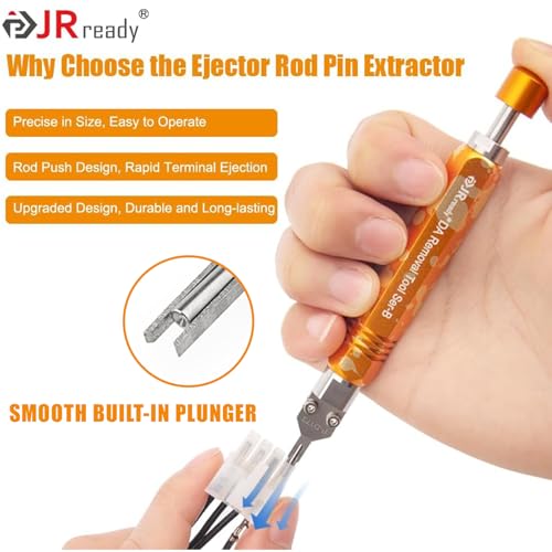 JRready DAP-D173 Mini-Fit Jr Extraction Tool(Equivalent to Molex 11-03-0044) Molex Pin Extractor Terminal Release Tool for Mini-Fit Jr.TM Series Terminals Built-in Plunger ATX Pin Removal Tool - Image 3