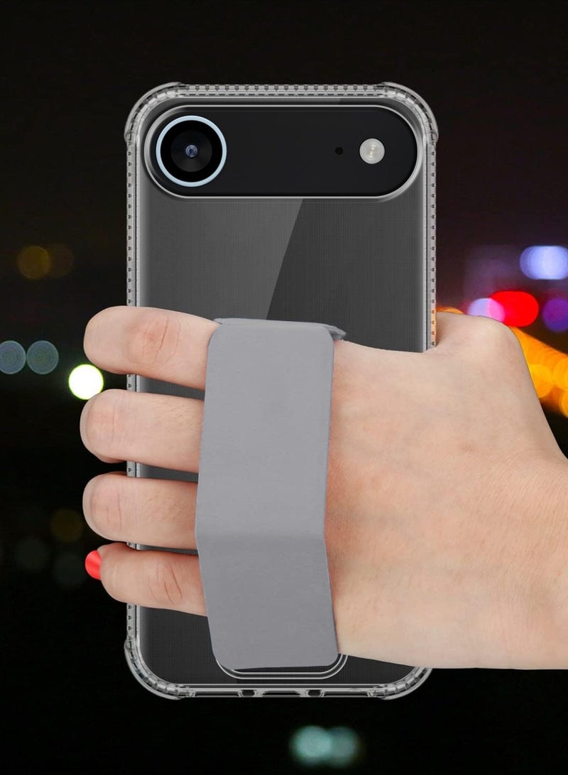 دبليو تيك غلاف وسادة هوائية من TPU لآيفون  Air 5G 2025 - شفاف/رمادي (MCGHTN) - Image 4