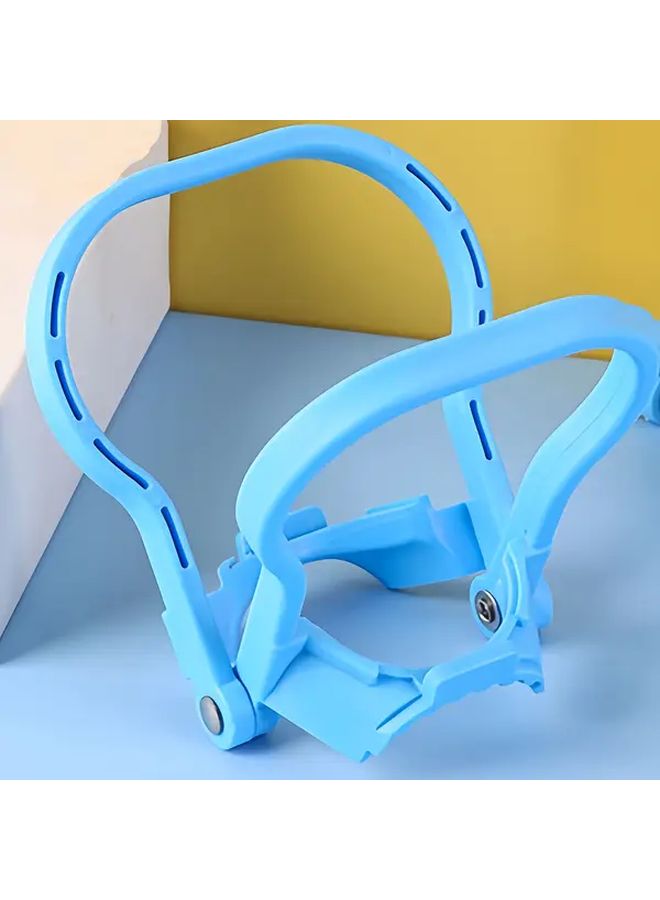 Blue Foldable Bucket Lifter Ergonomic Handle Energy Saving Tool For Home Camping - Image 1