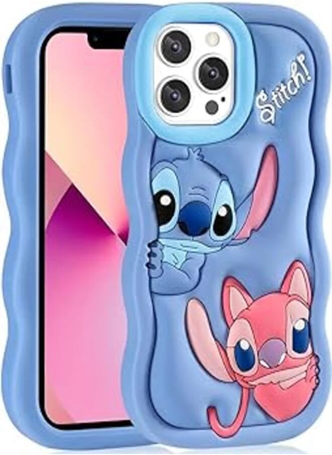 Generic Fekra Silicone Wave Stitch Soft Cover For iPhone 15 Pro max| 15 Pro| 15| 14 Pro Max| 14 Pro| 14/13 | 13 Pro max| 13 Pro| 12 Pro max| 12/12 Pro| 11 Pro max| 11 Pro/ 11 Drop-proof (iPhone 11) 