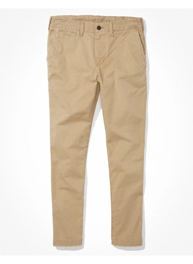 American Eagle - AE Flex Slim Lived-In Khaki Pant - Image 1