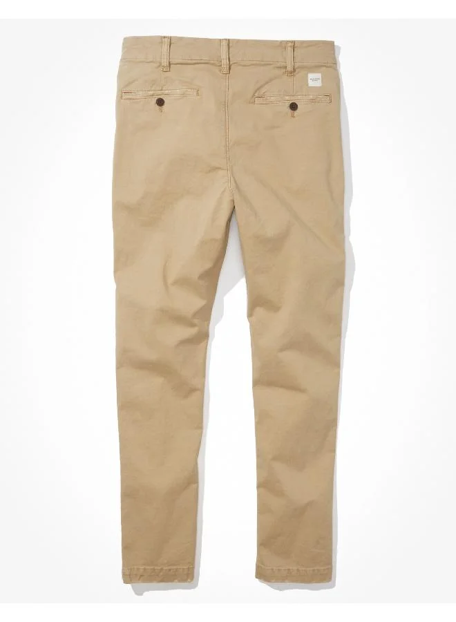 امريكان ايجل AE Flex Slim Lived-In Khaki Pant