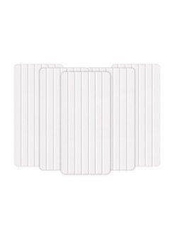 Water Absorbent Diatomite Coasters, 5Pcs Instant Dry Sink Organizer, Drying Stone for Kitchen Counter, Water Absorbing Stone Used for Hand Soaps & Plants & toiletries (White)