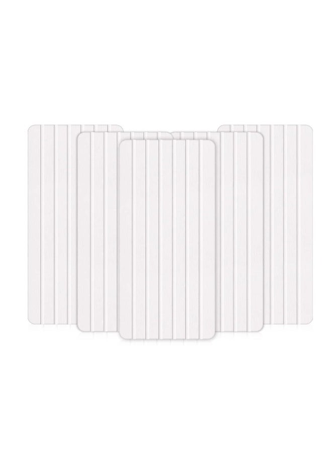 Generic - Water Absorbent Diatomite Coasters, 5Pcs Instant Dry Sink Organizer, Drying Stone for Kitchen Counter, Water Absorbing Stone Used for Hand Soaps & Plants & toiletries (White) - Image 1