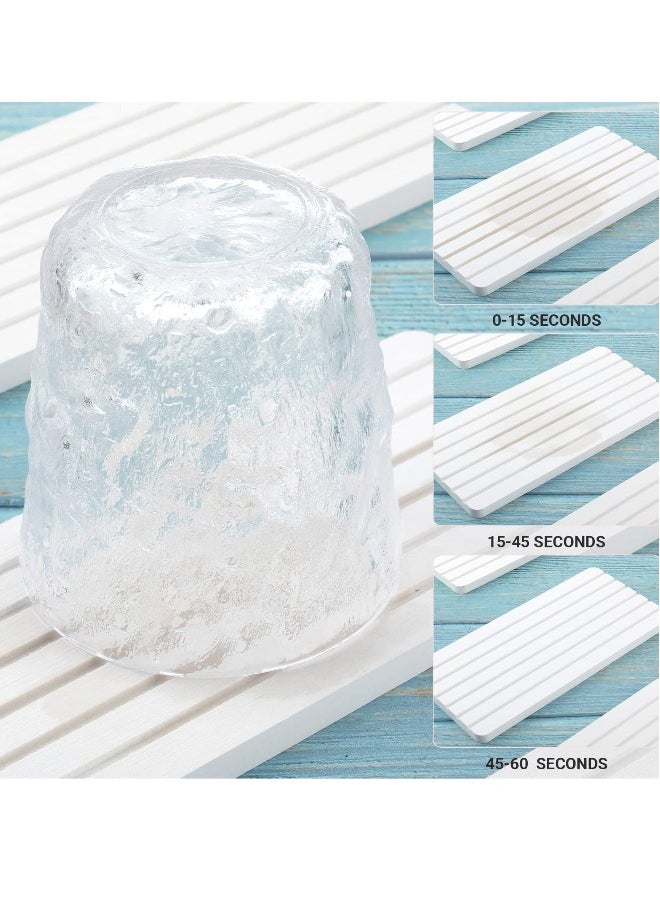 Generic - Water Absorbent Diatomite Coasters, 5Pcs Instant Dry Sink Organizer, Drying Stone for Kitchen Counter, Water Absorbing Stone Used for Hand Soaps & Plants & toiletries (White) - Image 1