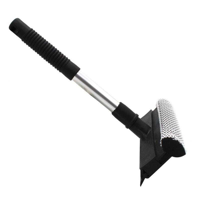 Double Sided Window Glass Wiper Brush 20x25cm Black for Home Kitchen Cleaning - Image 2