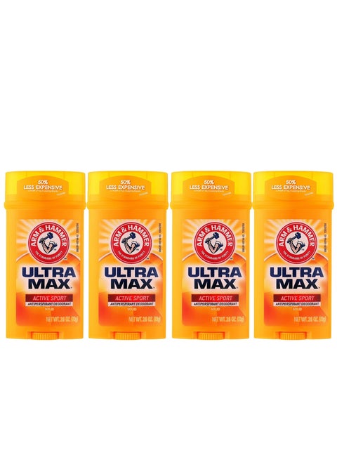 Pack Of 4 Hummer Ultra Max Active Sport 73g