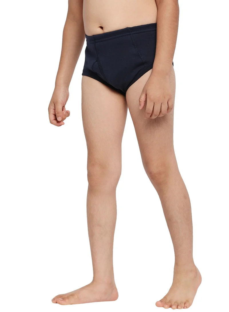BYC BOY'S COTTON BRIEF (PACK OF 3) - NAVY BLUE
