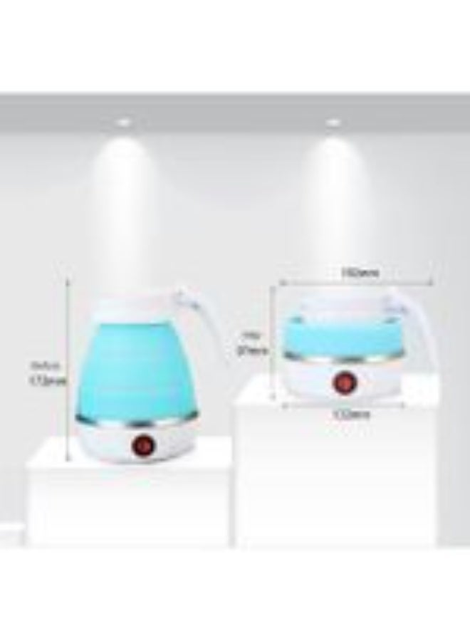 Foldable travel kettle, 600ml capacity, foldable electric kettle, fast boiling water kettle, portable with detachable power cord. - Image 2