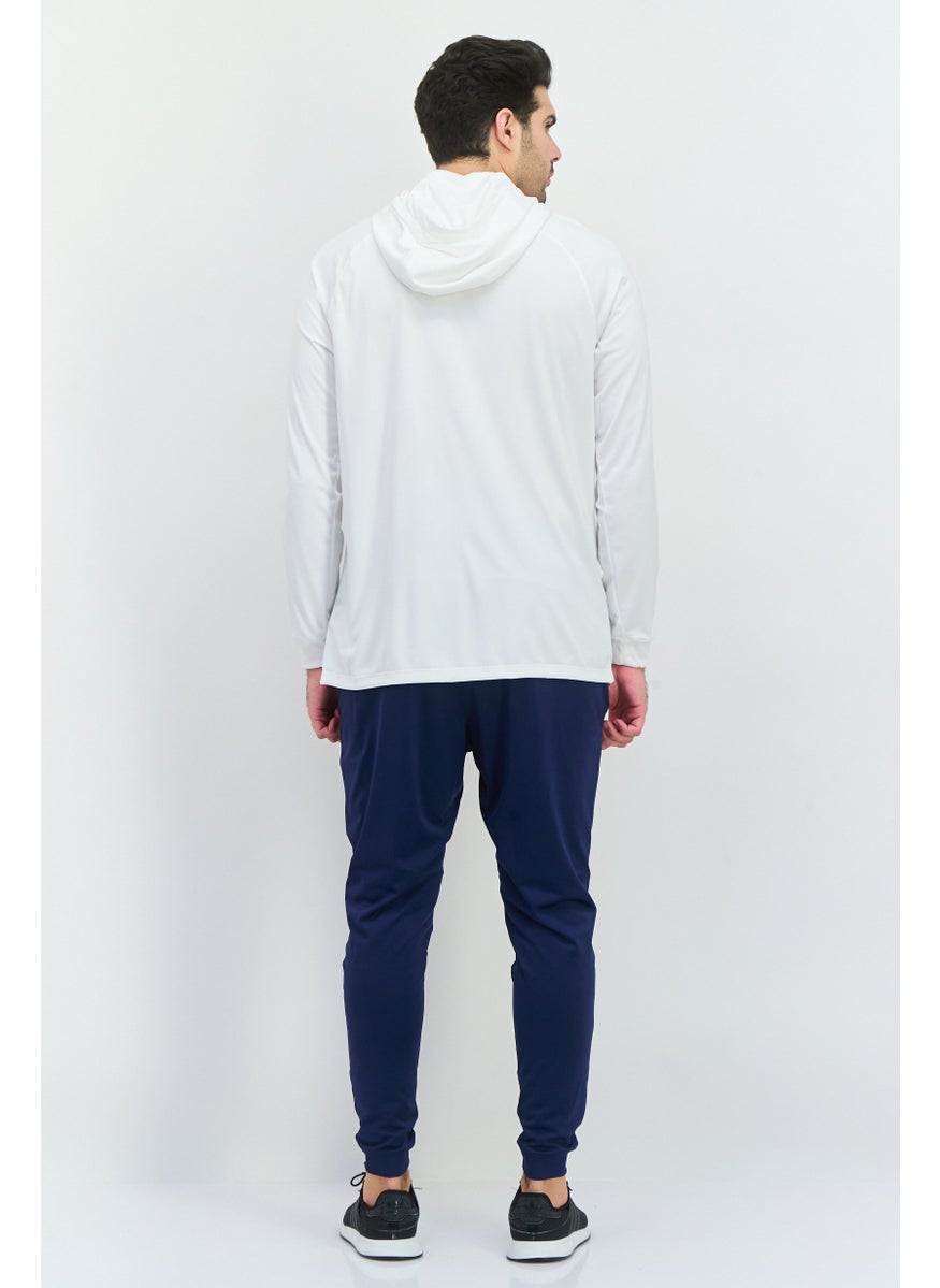 Nike Men 2 Pcs Dry Fit Training Tracksuit, White  - Image 4