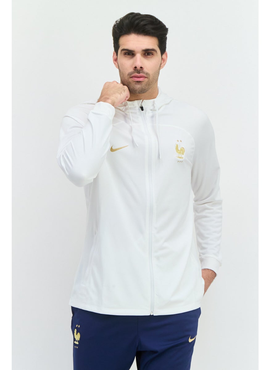 Nike Men 2 Pcs Dry Fit Training Tracksuit, White  - Image 2