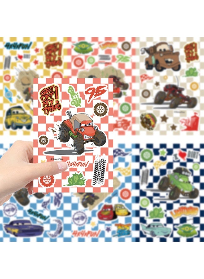 NIBEMINENT 8 Pcs Chessboard Racing Movement Deco Kit Waterproof Stickers, High Definition Printing Bright Colors, Suitable for Laptop Skateboard Luggage Water Bottle Guitar DIY - Image 2