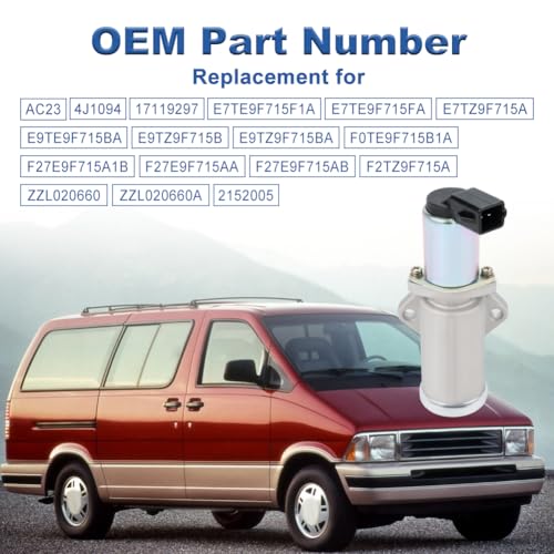 zayody Fuel Injection Idle Air Control Valve Compatible with Ford Aerostar Bronco E150 E250 E350 Econoline Explorer F150 F250 F350 Ranger Mazda B4000 Navajo Replacement for AC23 2152005 - Image 3