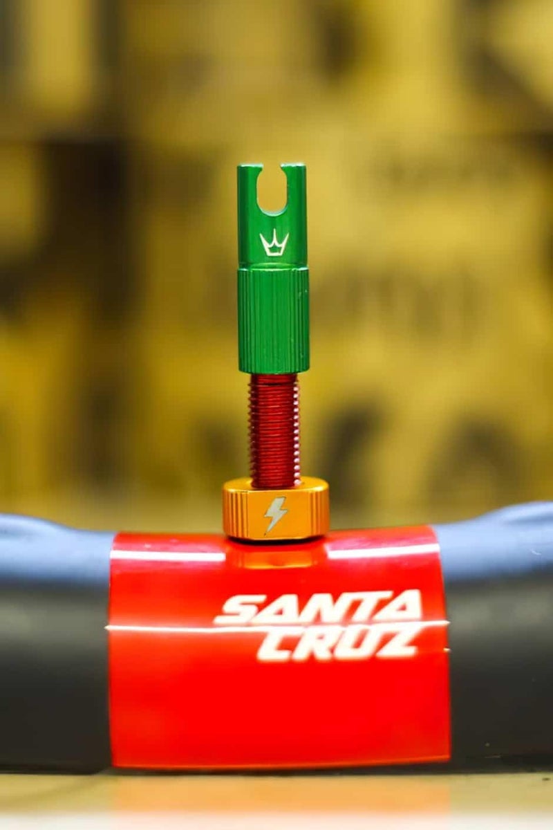 Peaty's MK2 Chris King x 50to01 42mm Rasta Tubeless Valves - Image 2