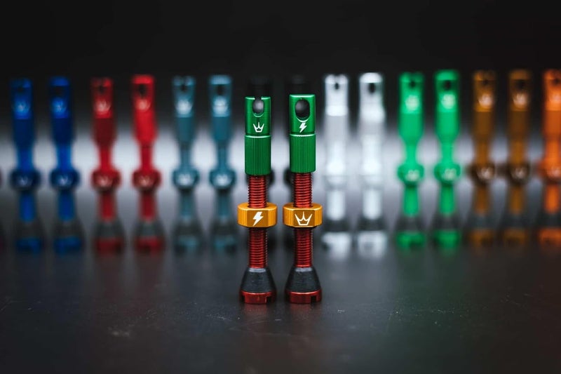 Peaty's MK2 Chris King x 50to01 42mm Rasta Tubeless Valves - Image 4