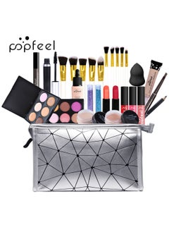popfeel Makeup Kit All in One Multi-Purpose Makeup Set Professional Designed for Women Full Kit Makeup Must-Have Starter Kit Suitable for Beginners and Professionals 29 Pcs Set  - Image 2
