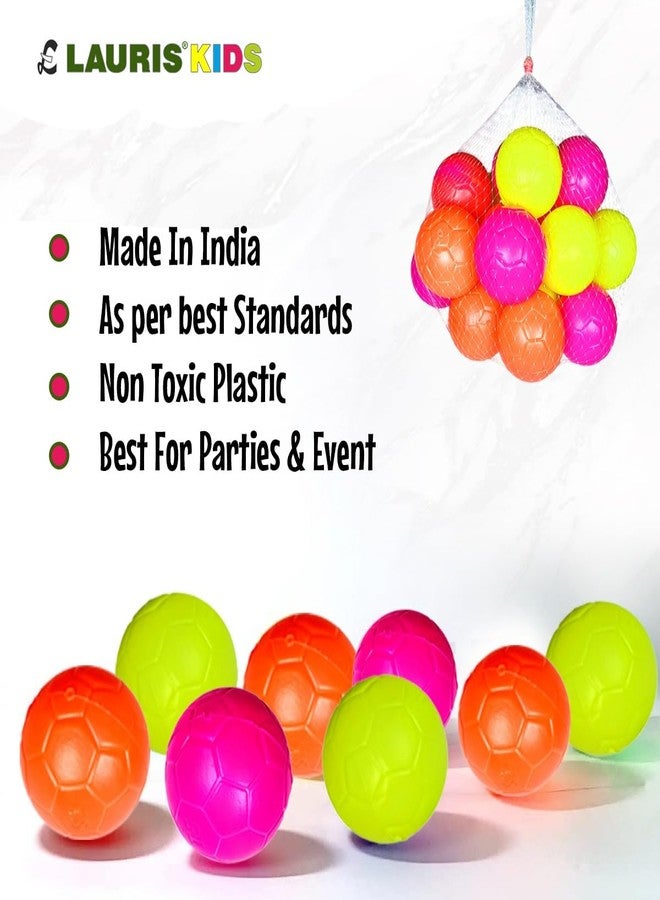 LAURIS Plastic Balls for Kids Baby Toddlers 1,2,3,4,5 Years for Pools Pit Oceans Cricket Exercise Fitness Playing Items Indoor/Outdoor Non-Toxic 6 cm Diameter multicolours Pack of (12) - Image 5