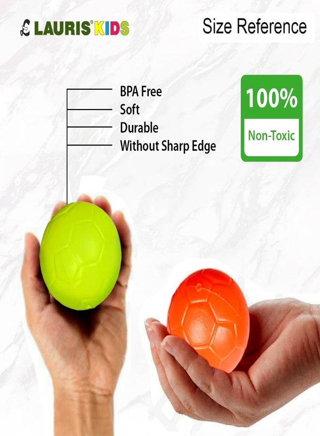 LAURIS Plastic Balls for Kids Baby Toddlers 1,2,3,4,5 Years for Pools Pit Oceans Cricket Exercise Fitness Playing Items Indoor/Outdoor Non-Toxic 6 cm Diameter multicolours Pack of (12) - Image 4
