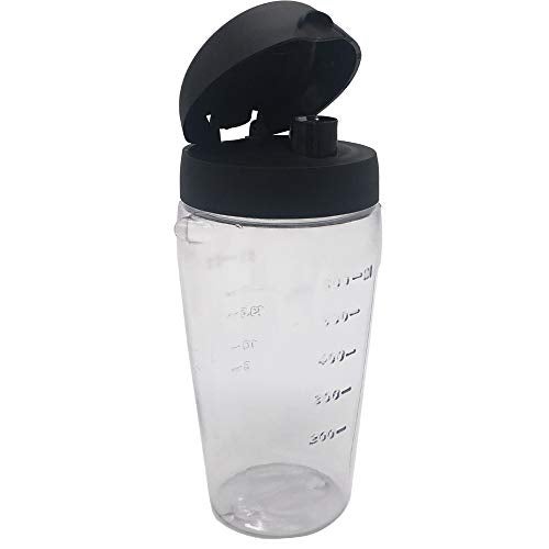joystar 1 piece Blender Smoothie bottle cup with lid for Oster Blender Blend-N-Go Smoothie blender or Cup for Oster Classic Series blenders(1, PETG) - Image 1