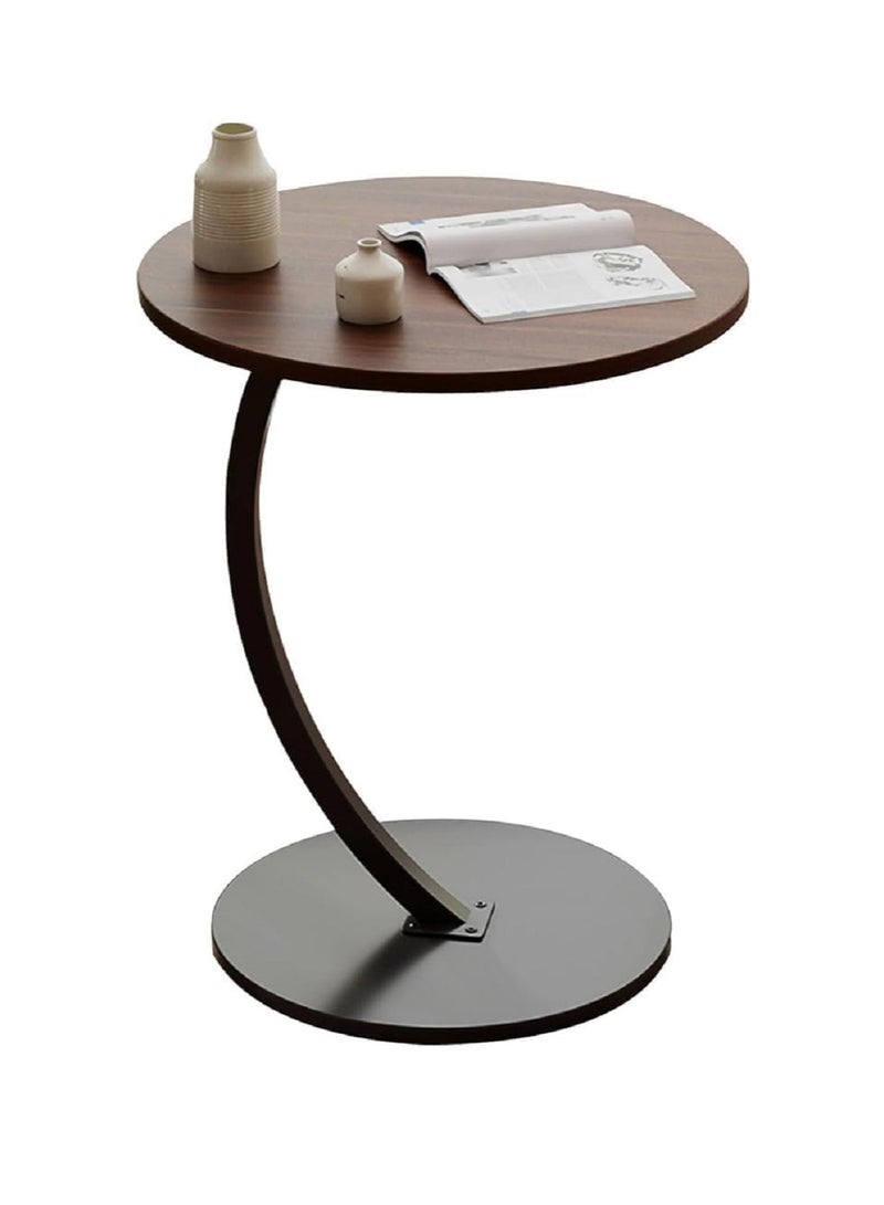 Coffee Table Wood Rustic Nightstand Bedside Table Sofa Table Coffee Snack Table Drink Table for Living Room - Image 1