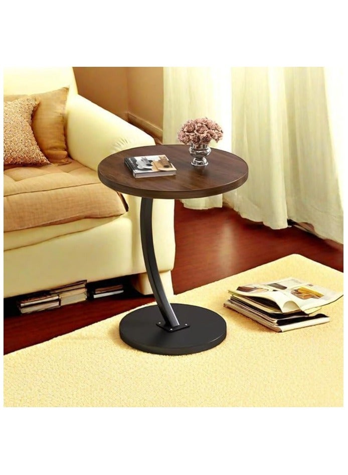 Coffee Table Wood Rustic Nightstand Bedside Table Sofa Table Coffee Snack Table Drink Table for Living Room - Image 3