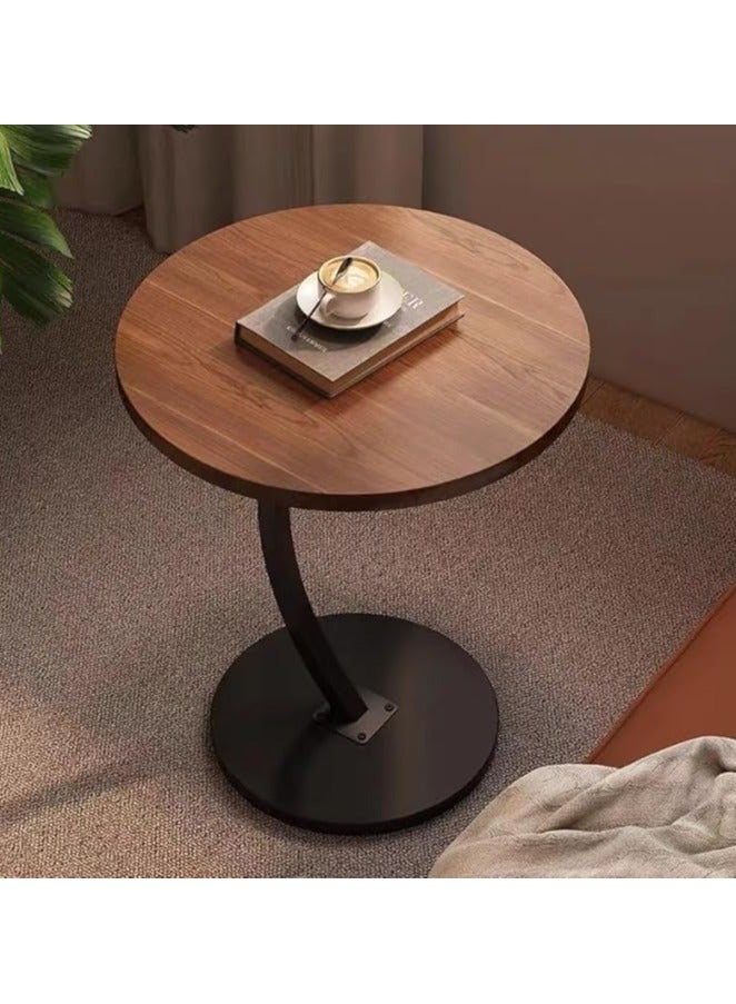 Coffee Table Wood Rustic Nightstand Bedside Table Sofa Table Coffee Snack Table Drink Table for Living Room - Image 5