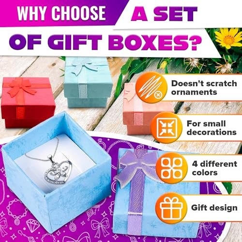 KETAR 24 Pcs Earring Boxes for Jewelry Gift - Ring Boxes Bulk 1.57x1.57 Earring Box Gift Boxes for Jewelry Small - Cardboard Jewelry Boxes Mini Gift Boxes - Image 4