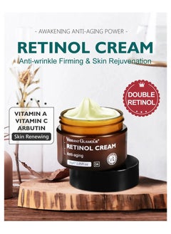 Vibrant Glamour Natural Retinol Cream and Vitamin C Face Cream Set, Whitening Anti-Aging, Facial Moisturizing and Repairing Skin (30g+30g)  - Image 3