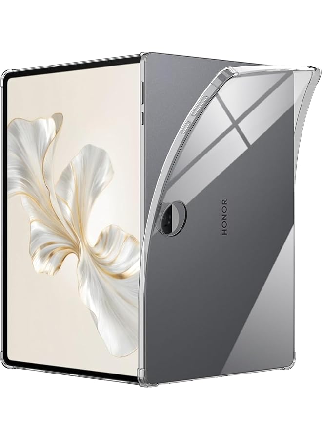 erorex Case For Honor Pad 9 12.1 9 Pro V8 Pro Advanced Airbag Drop Protection Flexible Silicone Tpu Shockproof Anti Scratch Anti Yellowing Slim Fit Shell Case Honor Pad 9 Tablet Cover Clear  - Image 1