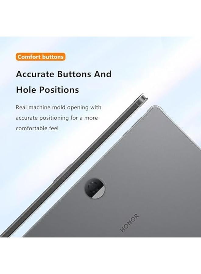 erorex Case For Honor Pad 9 12.1 9 Pro V8 Pro Advanced Airbag Drop Protection Flexible Silicone Tpu Shockproof Anti Scratch Anti Yellowing Slim Fit Shell Case Honor Pad 9 Tablet Cover Clear  - Image 4