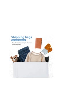 MARKQ White Poly Mailers Bag, 20 x 35 cm Adhesive Self-seal Shipping Bags, 100 Pack Envelopes for Packaging Delivery Posting Parcel Postals Clothes  - Image 3