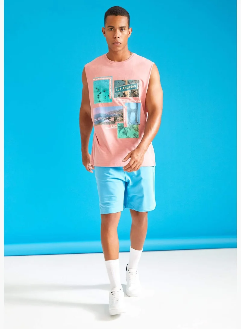 DeFacto Man Oversize Fit Crew Neck Sleeveless Knitted Athlete