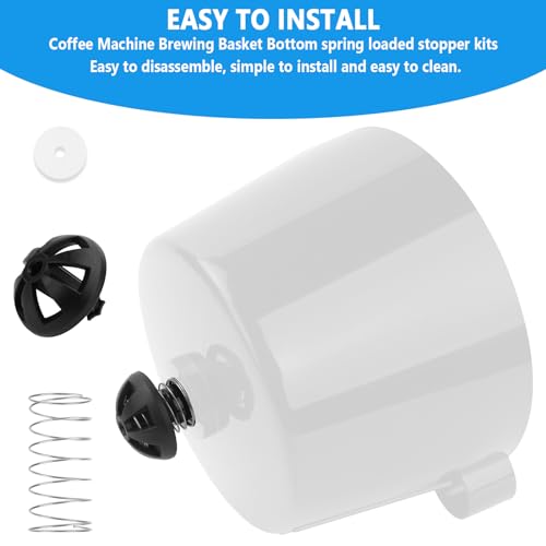 GEAIN Coffee Machine Brewing Basket Bottom spring loaded stopper kits Fits for Black+Decker coffee makers Brew Basket, fits majority 4-12 Cup Drip Coffee Makers - Image 5