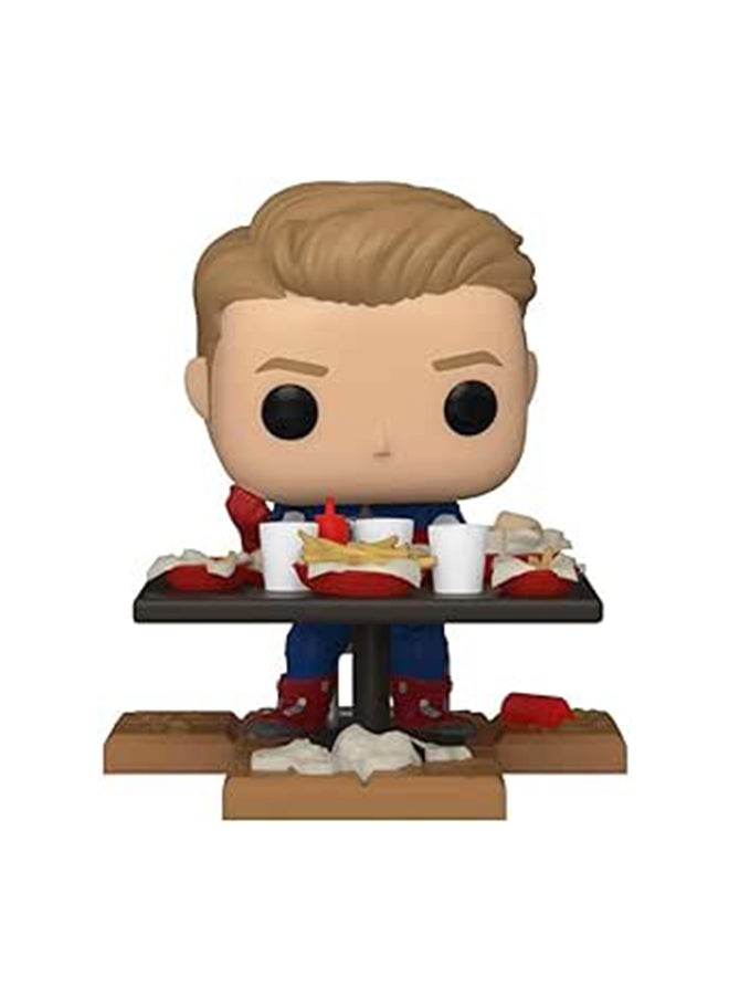 Funko Funko Pop! Deluxe Marvel: Avengers Victory Shawarma Series - Captain America, Amazon Exclusive, Figure 4 Of 6 