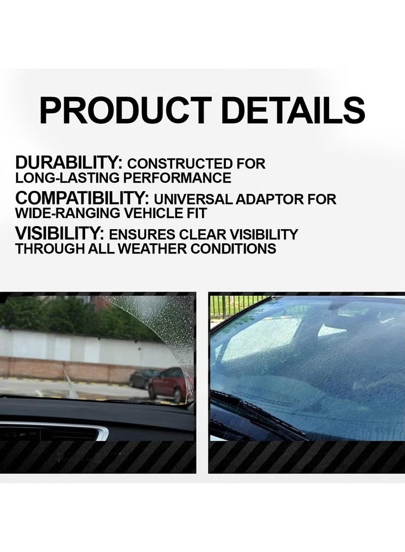 3XR Combo Buy 2Pcs 3XR Car Wiper Blade 26" 650mm Hybrid Wiper All Season Universal Car Wiper Blade - Image 4