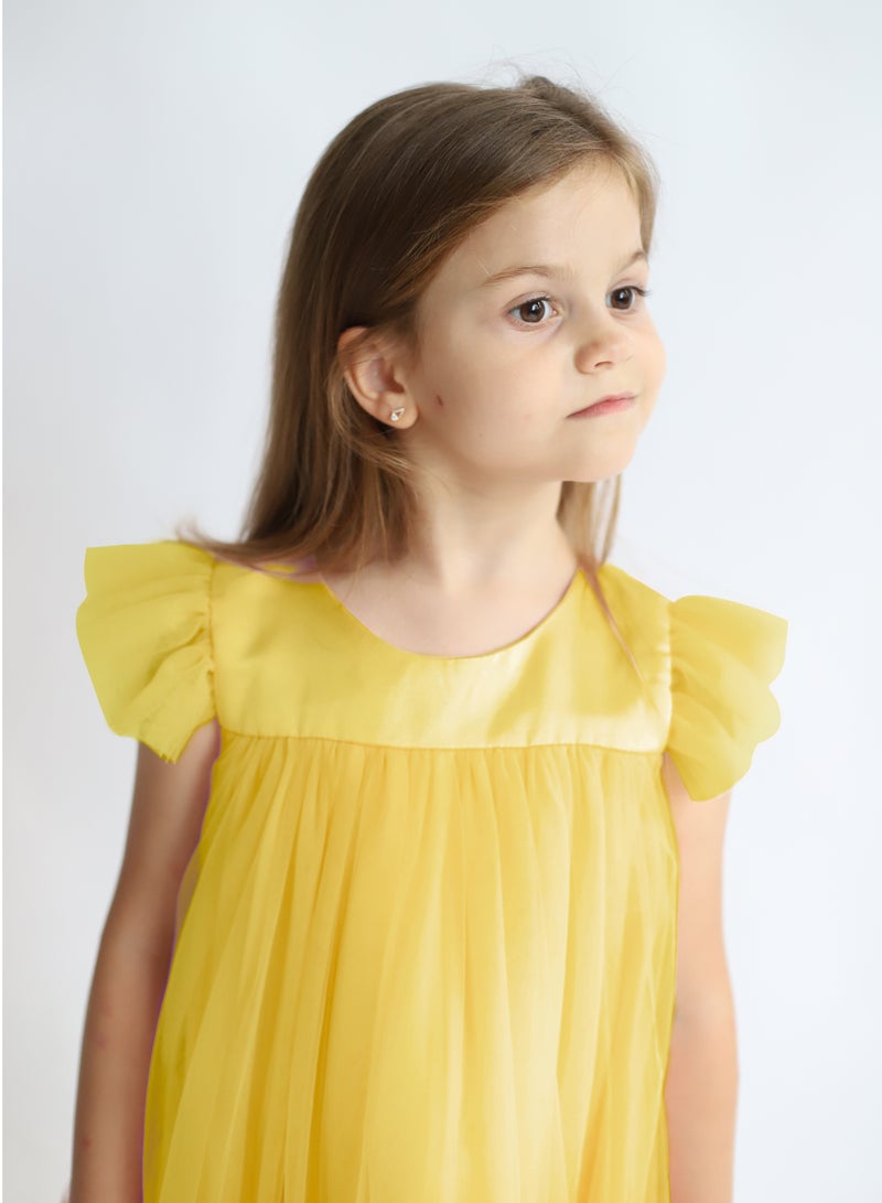 D'Daniela Ruffled Tulle Dress - Image 4