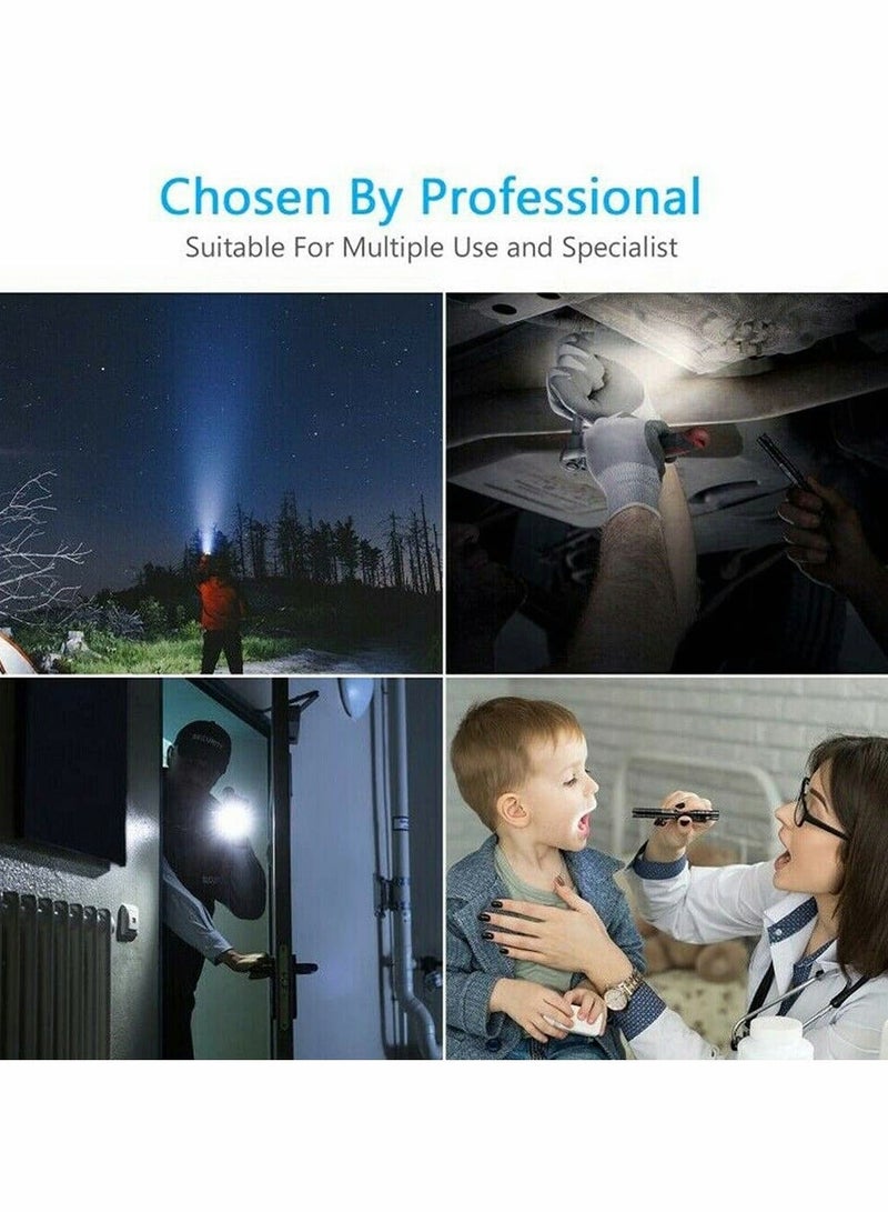 LED 8000Lumens Portable Hot Bright USB Rechargeable Pen Pocket Torch Light Lamp - Image 4