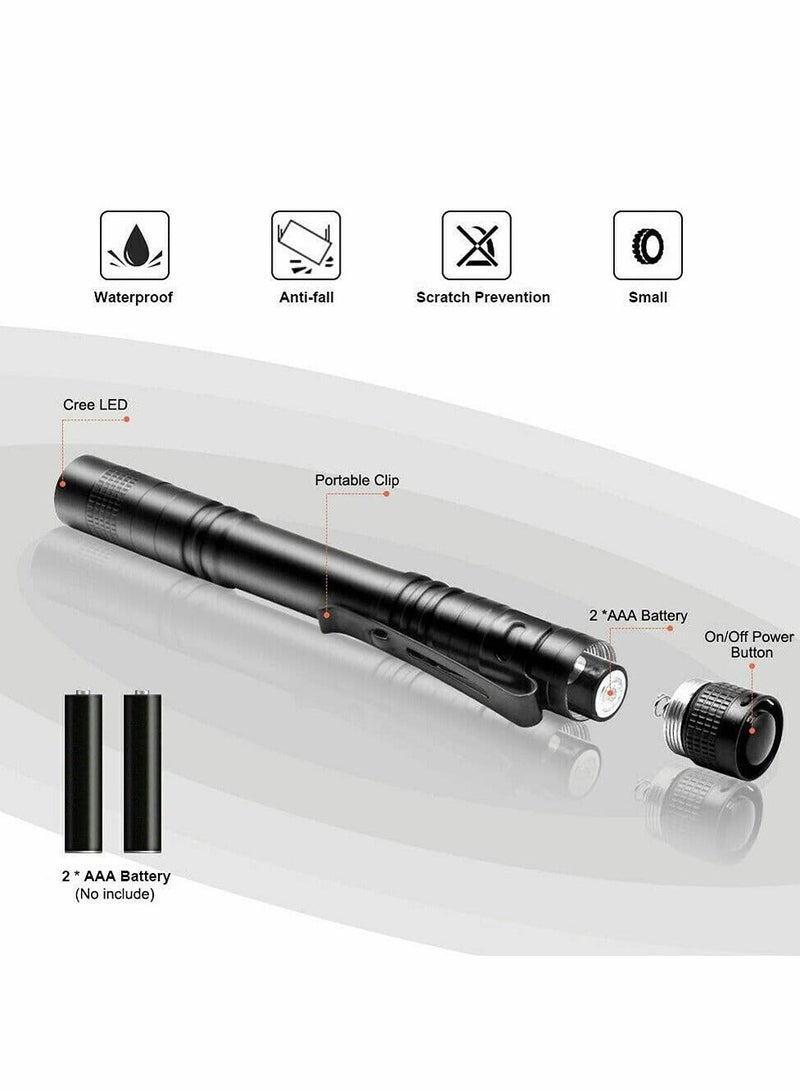 LED 8000Lumens Portable Hot Bright USB Rechargeable Pen Pocket Torch Light Lamp - Image 5