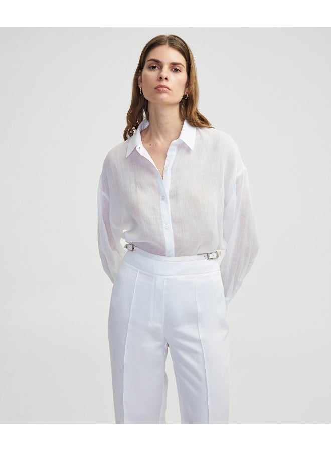 Ipekyol Relaxed Fit Linen Shirt - Image 1