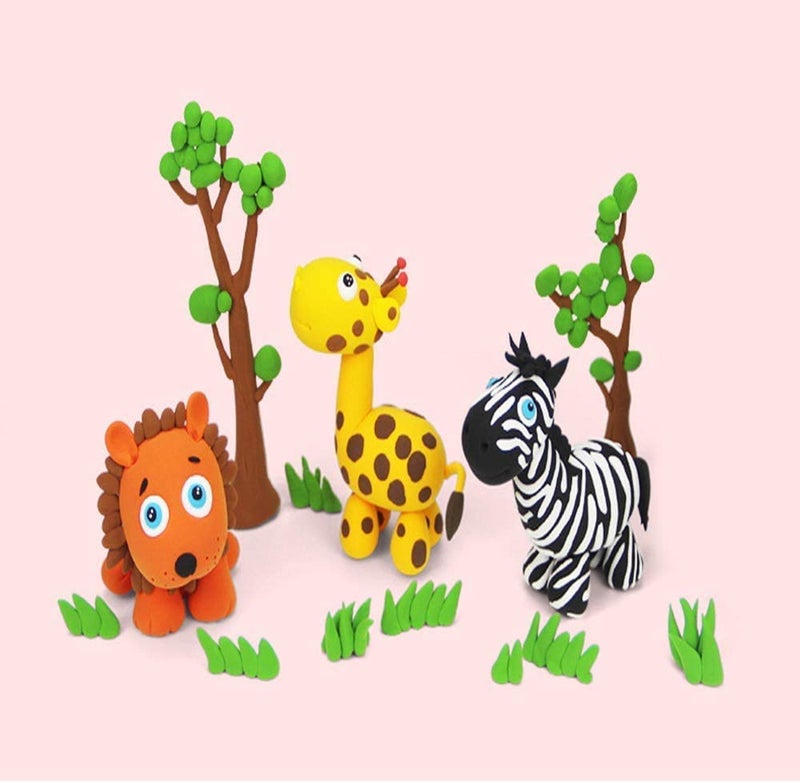 Firstly Air Dry Clay, Colorful Children Modeling Soft Clay with Tools, Creative Art DIY Crafts, Perfect Gifts for Kids (48) - Image 2