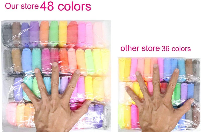 Firstly Air Dry Clay, Colorful Children Modeling Soft Clay with Tools, Creative Art DIY Crafts, Perfect Gifts for Kids (48) - Image 4